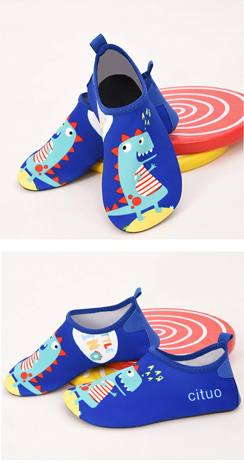 Summer Kids Swimming Beach Barefoot Water Shoes Children Light Portable  Wader Shoes Quick Dry Boys Girls Aqua Shoes