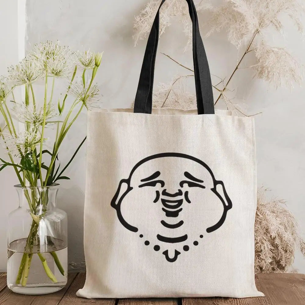 T-True Religion Storage Bags Canvas Tote Bag Double-Sided Print Fashion Shoulder Shopping Bag Gift Handbags