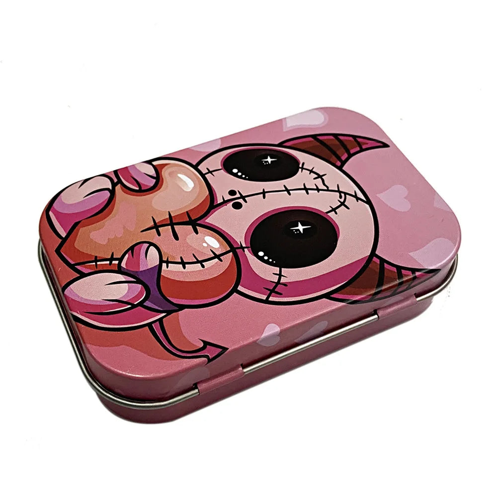 Cigarrera Rectangular de Hojalata | Caja Organizadora | Tabaco, Joyas y Accesorios