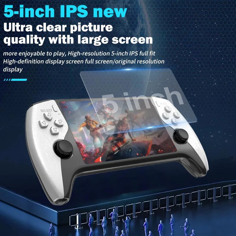 Consola Portátil Retro SF3500 | 5" IPS HD | 20,000 Juegos | 256GB Expandible | Multi-Sistema - Firu Total Sales
