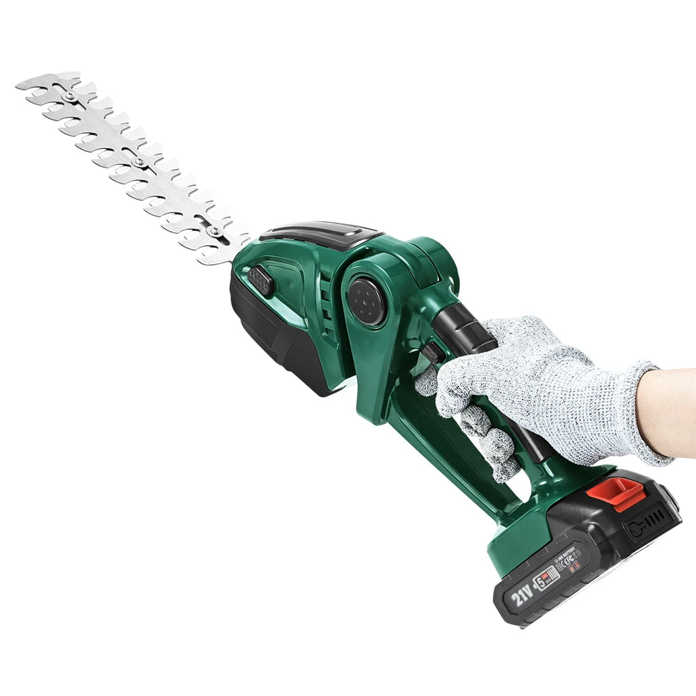 2 in 1 Electric Hedge Trimmer 20000rpm Lawn Mower Garden Shrub Pruning Hedge Pruner Scissors Power Tool For Makita 18V Battery