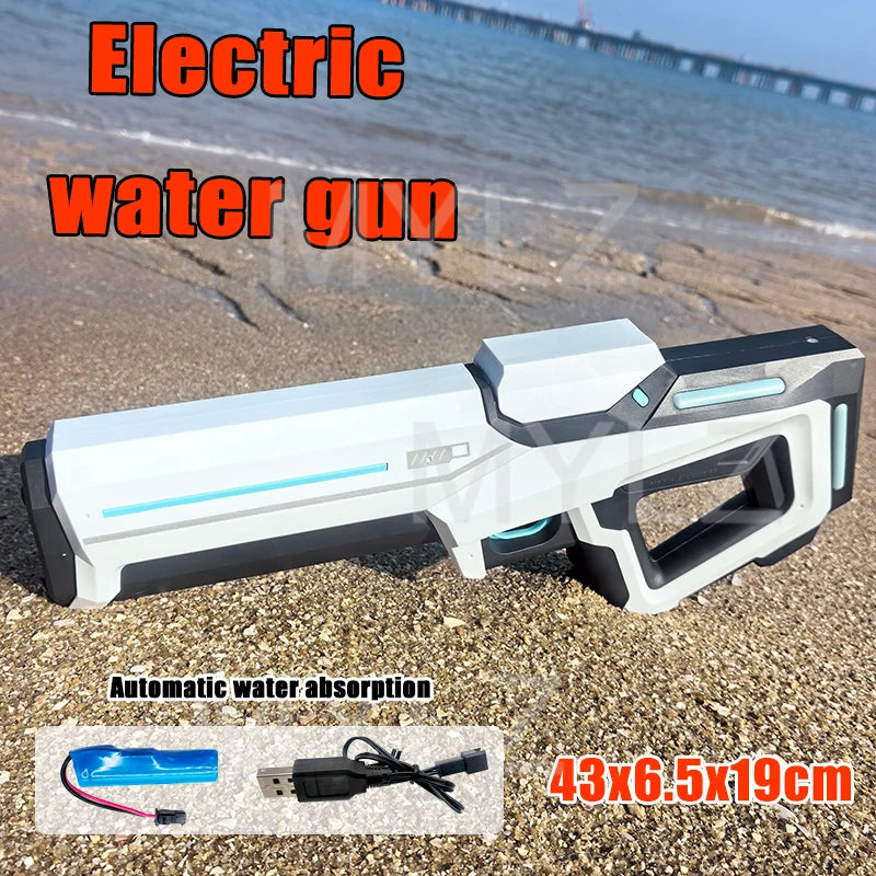 Pistola de Agua Eléctrica de Alta Presión | Juego de Verano para Niños 🔫 - Firu Total Sales