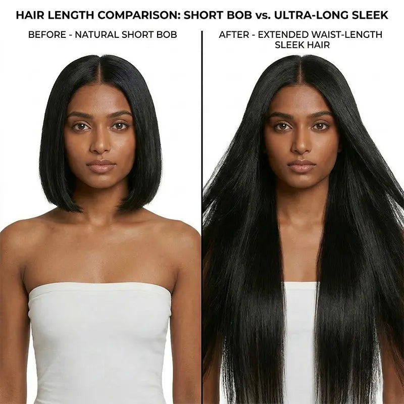 Seamless Invisible Straight Tape in Hair Extensions 100% Human Hair Brazilian Natural Black 16-22 Inch Skin Weft Tape Human Hair