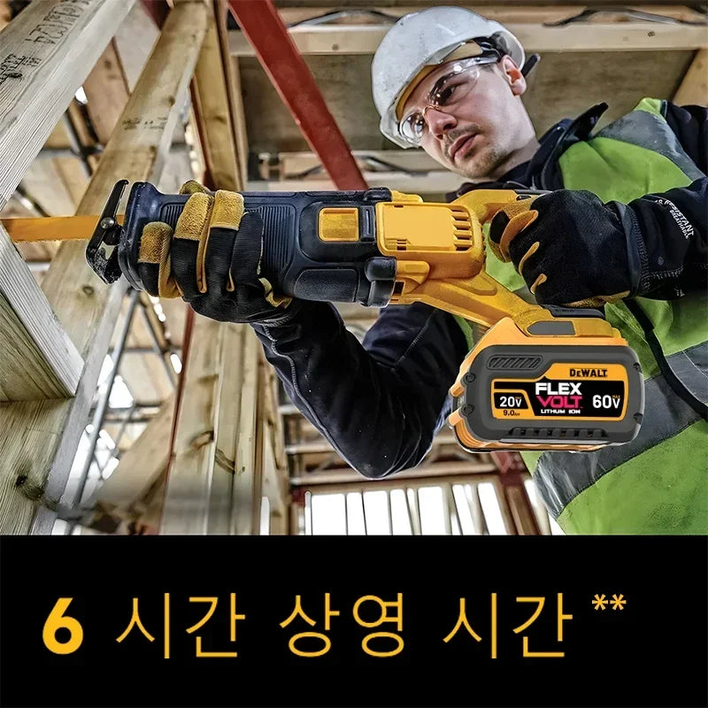 DeWALT Original Battery 20V/60V 6Ah 9Ah MAX FlexVolt for DeWALT DCB606 DCB205 DCB206 DCB209 DCB182 Power Tool