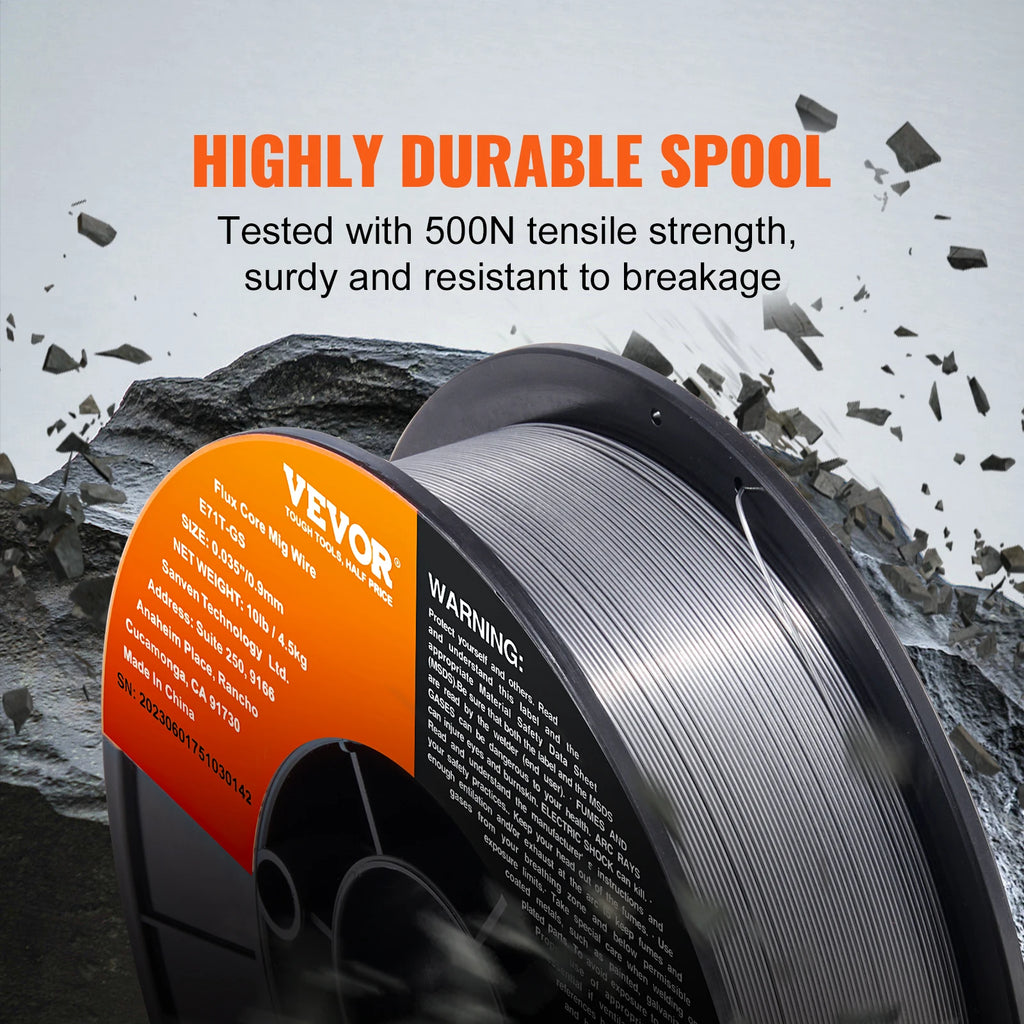 SucceBuy 0.03/0.035 Inch Flux Cored Welding Wire Carbon Steel Iron MIG Welding Machine Welder Accessories For Soldering
