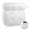1 spa bathtub pillow with anti-slip suction cups for neck and back support, bathtub/bathroom accessory