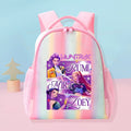 KPop Demon Hunters School Rainbow Backpack Rumi Mira Zoey Girl Student Backpack Anime Movie Women Travel Rucksack Birthday Gift