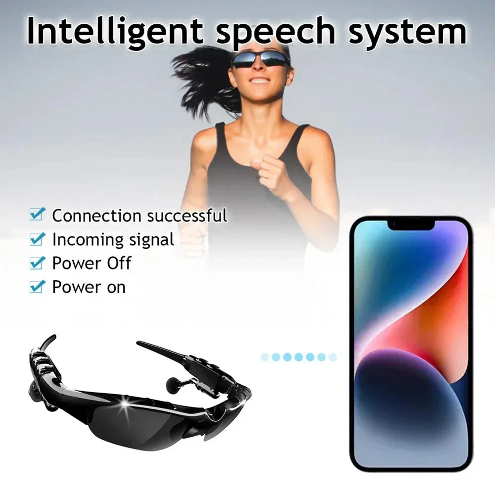 Gafas de Ciclismo Bluetooth 5.0 Toptrek | Polarizadas | Audífono Inalámbrico 🛫