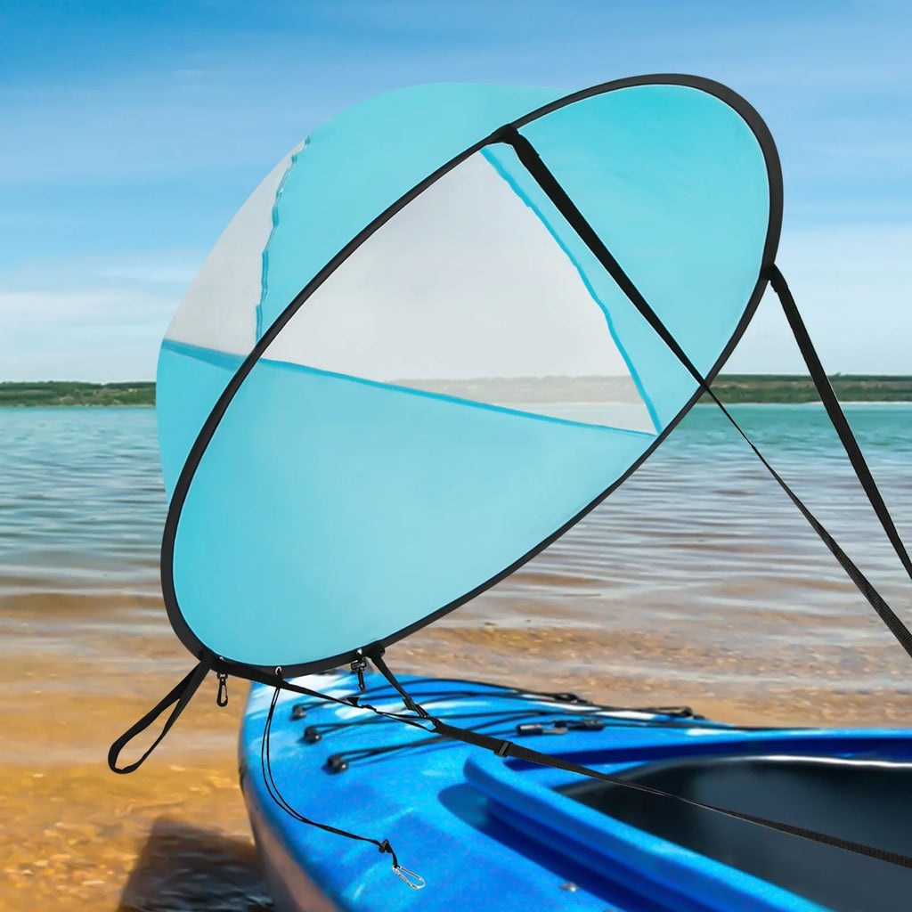 Large Size Durable Foldable Paddle Boardsail Downwind Kayak Sail Utilizes Wind Power for Easy Sailing