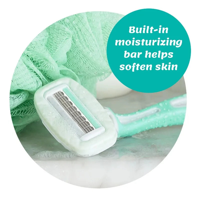 Intuition Sensitive Care 4 Blade Disposable Razors for Women, 3 Count