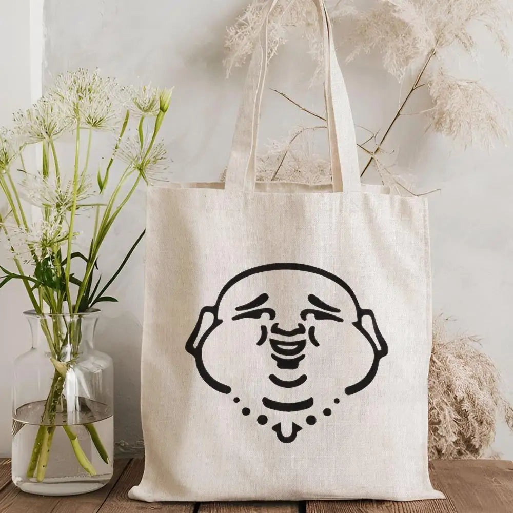 T-True Religion Storage Bags Canvas Tote Bag Double-Sided Print Fashion Shoulder Shopping Bag Gift Handbags