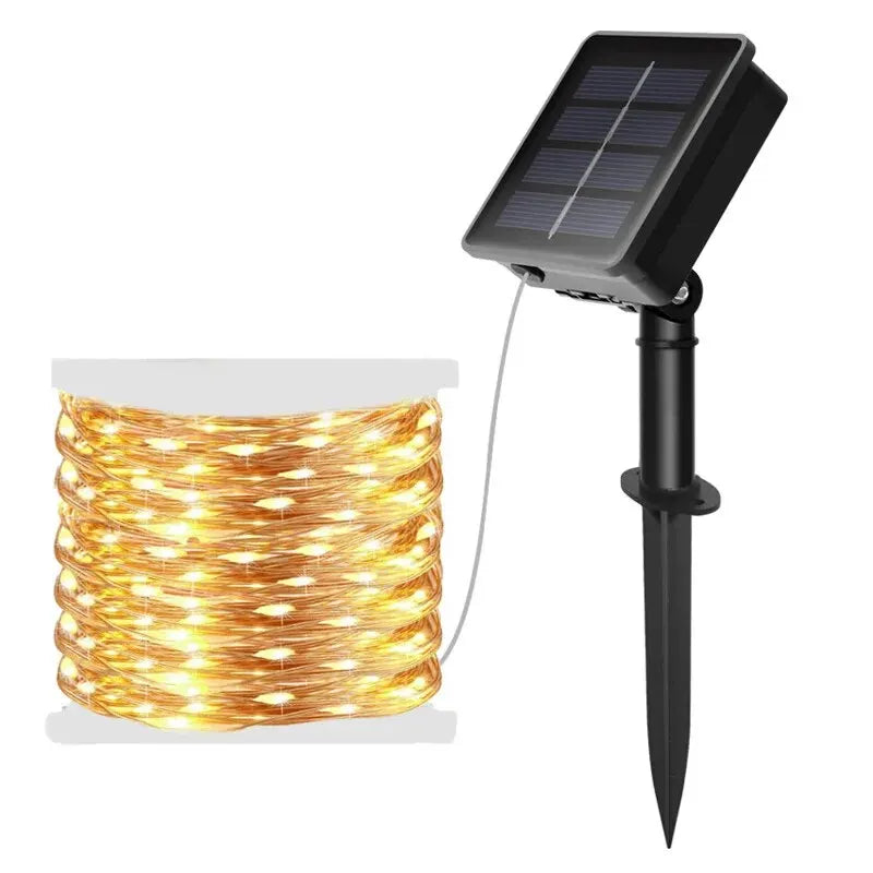 100 LED Solar Fairy String Lights Waterproof | Christmas Party Garden Wedding Outdoor