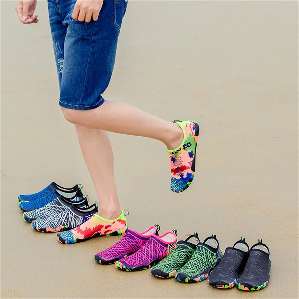 Quick-Drying Summer Water Shoes Unisex Seaside Beach Sock Barefoot Sneakers Men Swimming Upstream Sports Diving Aqua Shoes Women