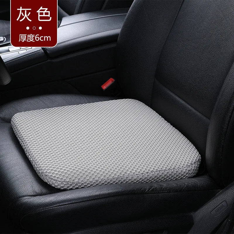 Car Booster Seat Cushion — Breathable Height Boost Pad | Fatigue Relief