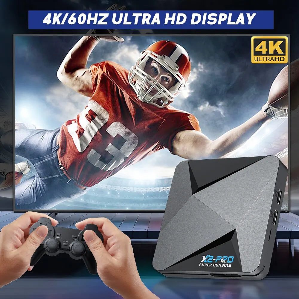 KINHANK Super Console X2 Pro | 80,000 Juegos | PS1/DC/MAME/SS | Gamepad | Regalo Niños - Firu Total Sales