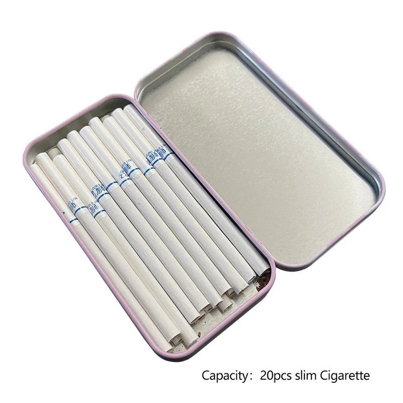 Cigarrera Rectangular de Hojalata | Caja Organizadora | Tabaco, Joyas y Accesorios