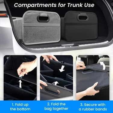 35L Foldableable Portable Car Storage Box Car Storage Box Car Truck Trunk Storage Box Camping Style Outing Storage Box Space-Saving Multi-Functional Storage Box