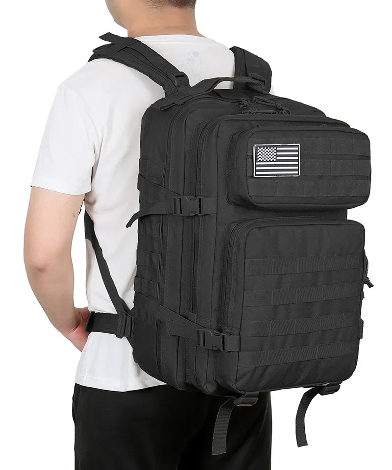 Tactical Backpacks Outdoor 45L Large Capacity Man 3 Days Molle Hking Bags For Outdoor Trekking Camping Backpack