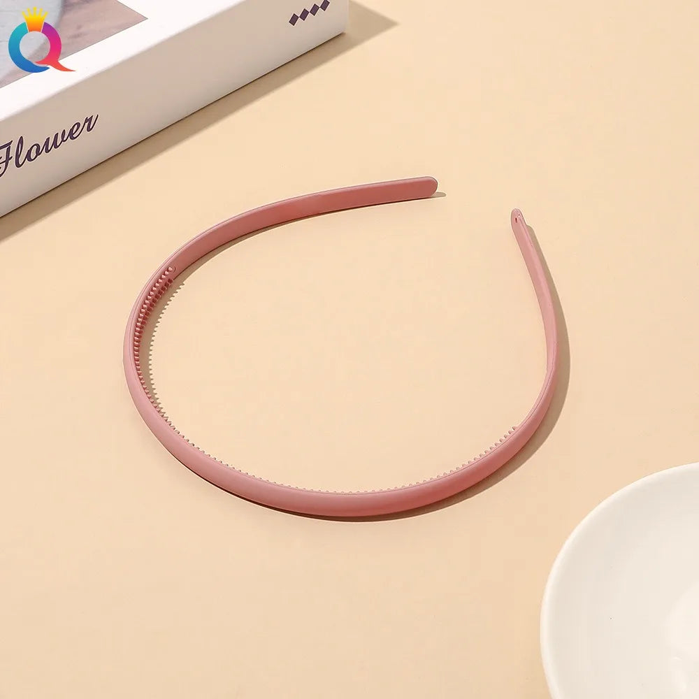 Plastic Frosted Non-slip Face Wash Hairbands Headband Women Girls Hair Head Hoop Bands Scrunchie Accessories Headdress Ornaments