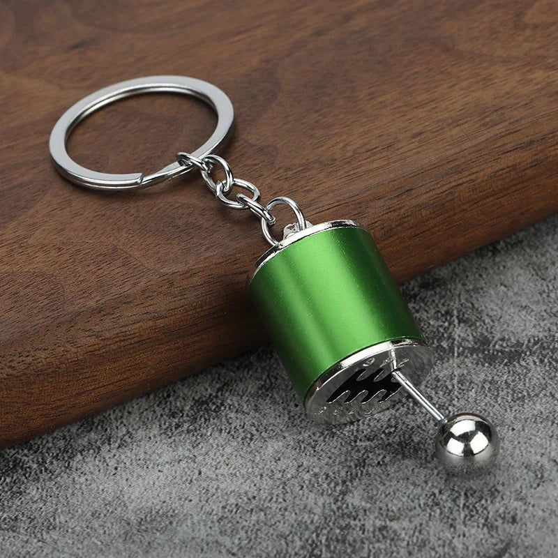 Creative Mini Gear Head Keychain Speed Gearbox Keyring for Car Key Turbo Hub Brake Disc Pendant Shock Absorber Keys Holder Chain