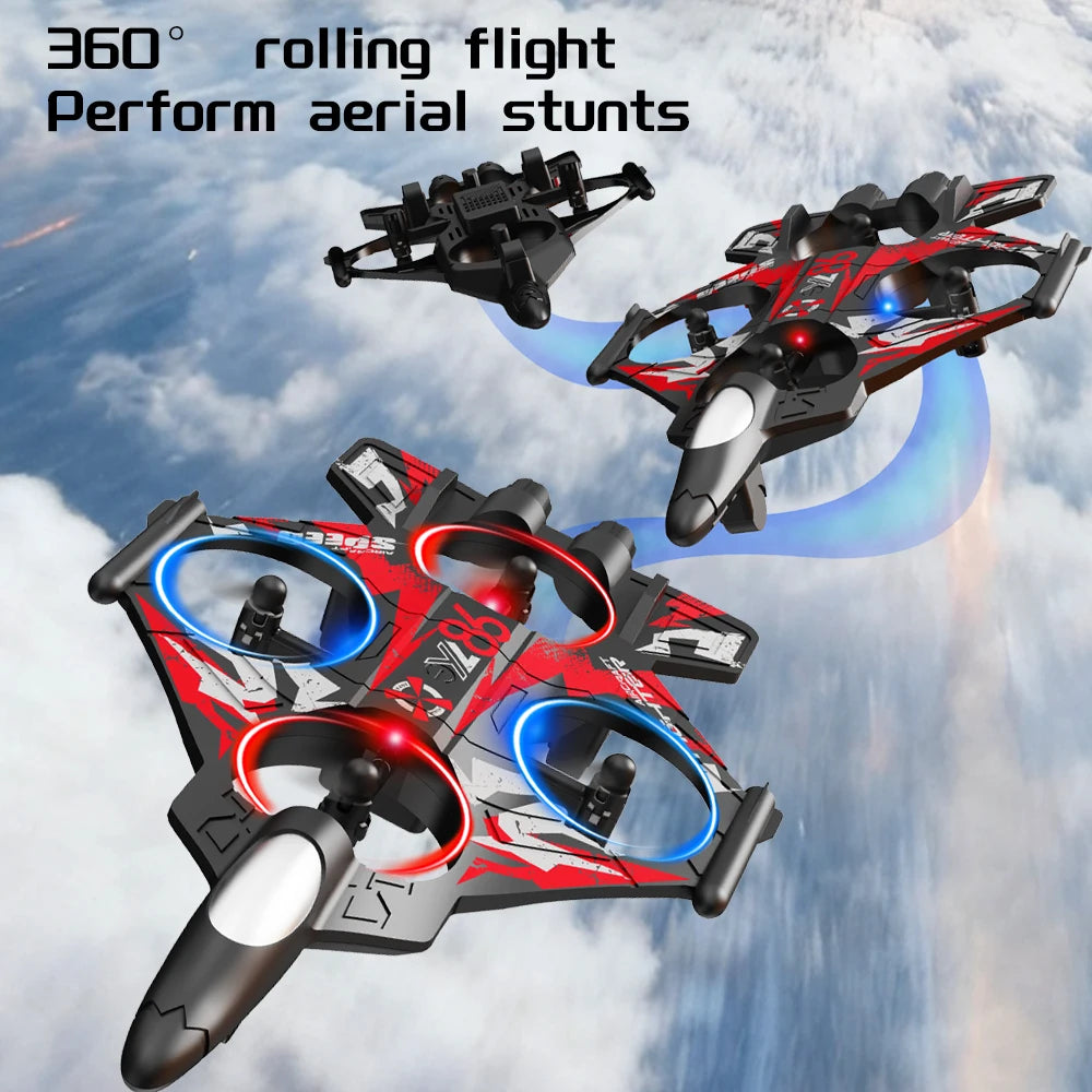 Avión RC Foam YL86 2.4G con Luces LED | Acrobacias 360° | Regalo Navidad Niños 🎅 - Firu Total Sales