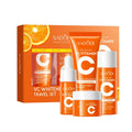 SADOER Vitamin C Skincare Kit 5-in-1 | Cleanser, Toner, Serum & Cream | Travel Set