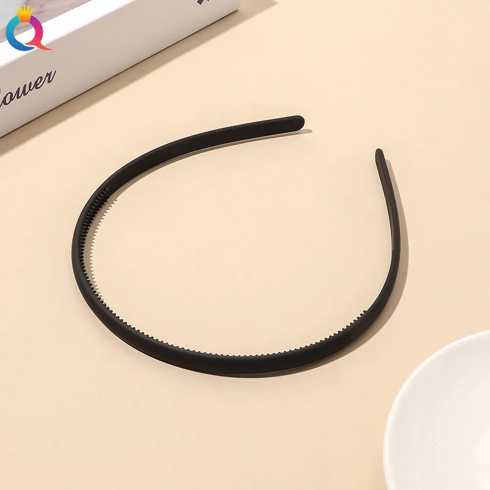 Plastic Frosted Non-slip Face Wash Hairbands Headband Women Girls Hair Head Hoop Bands Scrunchie Accessories Headdress Ornaments