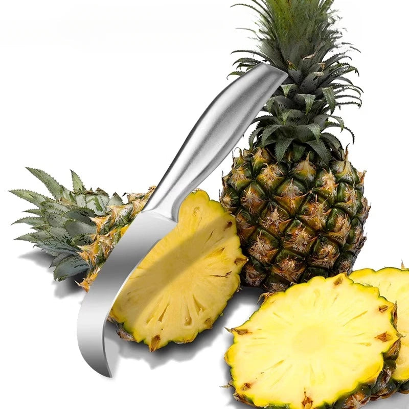 Fruit Knife Household Sharp Multi-function Scimitar Stainless Steel Special Knife for Cutting Pineapple Fruit Peeler Boning Knif