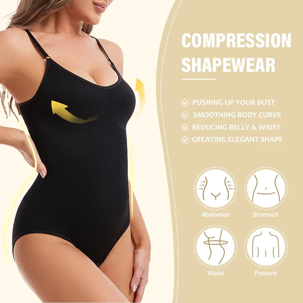 Faja Reductora Shapewear | Levanta Glúteos | Body Moldeador Sin Costuras para Mujer