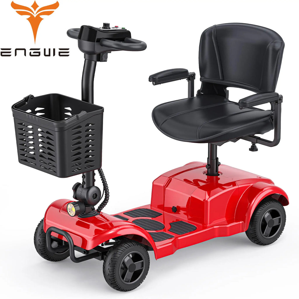 Scooter Eléctrico 4 Ruedas ENGWE 250W | 24V 12AH | 15.5 Millas | Viajes Urbanos 🛥️