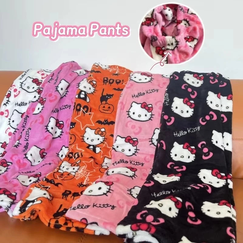 Pijama Hello Kitty Y2K para Mujer | Franela Suave | Pantalon de Casa Cartoon 💕 - Firu Total Sales