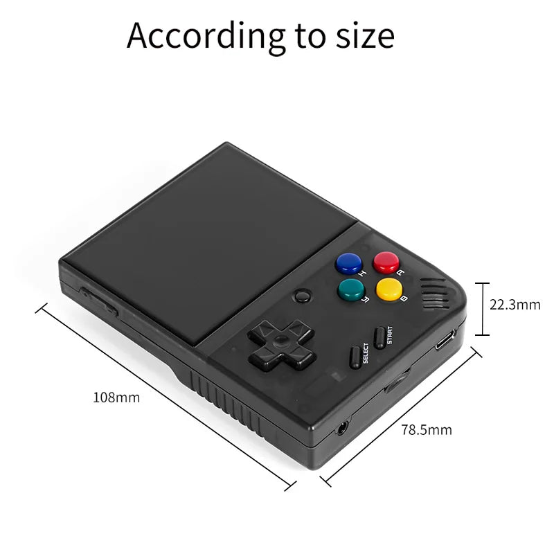 MIYOO Mini Plus Consola Portátil Retro | 3.5" IPS HD | Linux | WiFi | Regalo Niños - Firu Total Sales