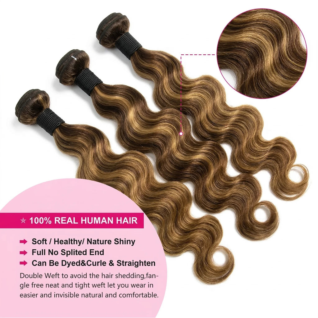 30 40 Inch Body Wave Bundles Human Hair Brazilian Virgin Weave Hair 3 4Pcs Unprocessed 16A Raw Hair Bundles Extensions For Women