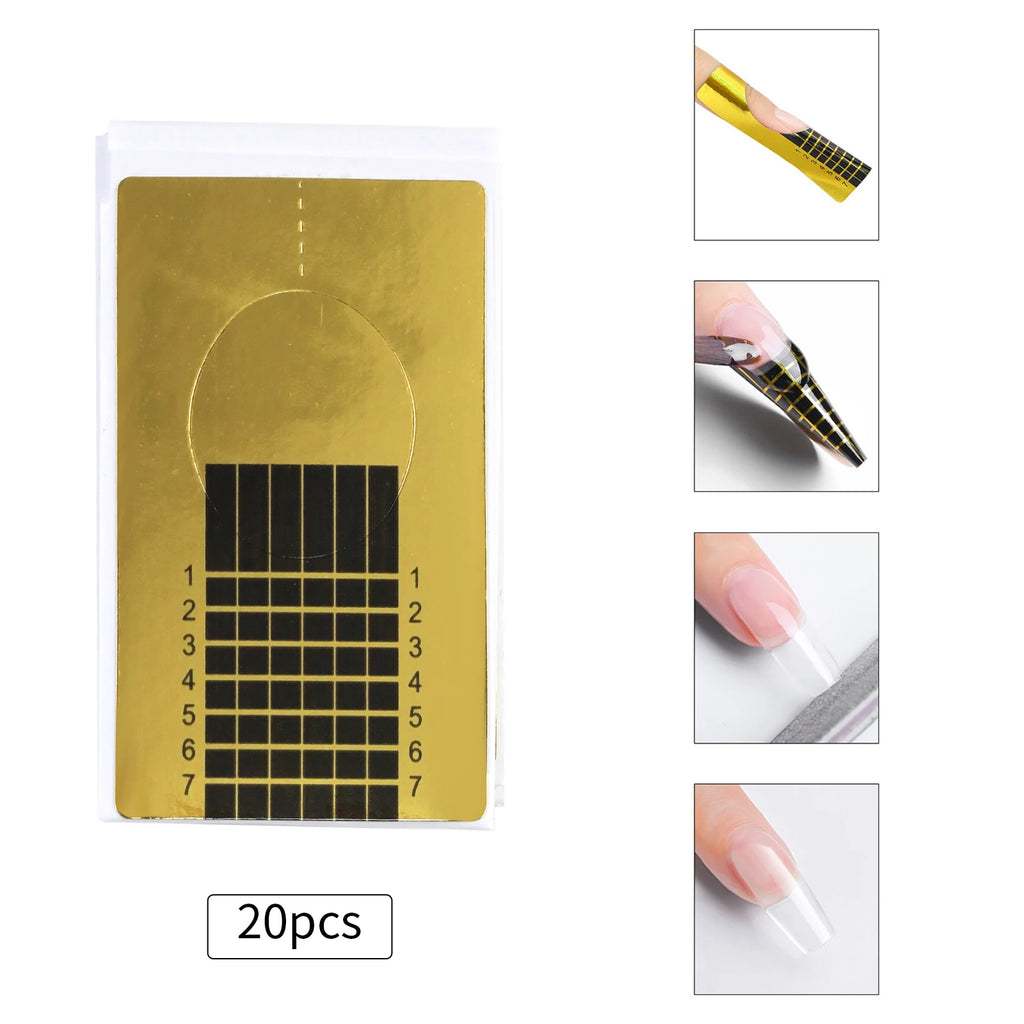 Set 7pcs Gel Extensión de Uñas UV 15ml | Escultura 3D | Moldeado Rápido 💅 - Firu Total Sales