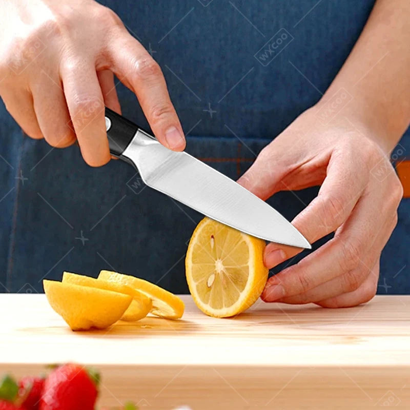 WXCOO Stainless Steel Kitchen Fruit Paring Knife Chef Butcher Knife Meat Cleaver Utility Fruit Peeler Kitchen Accessories