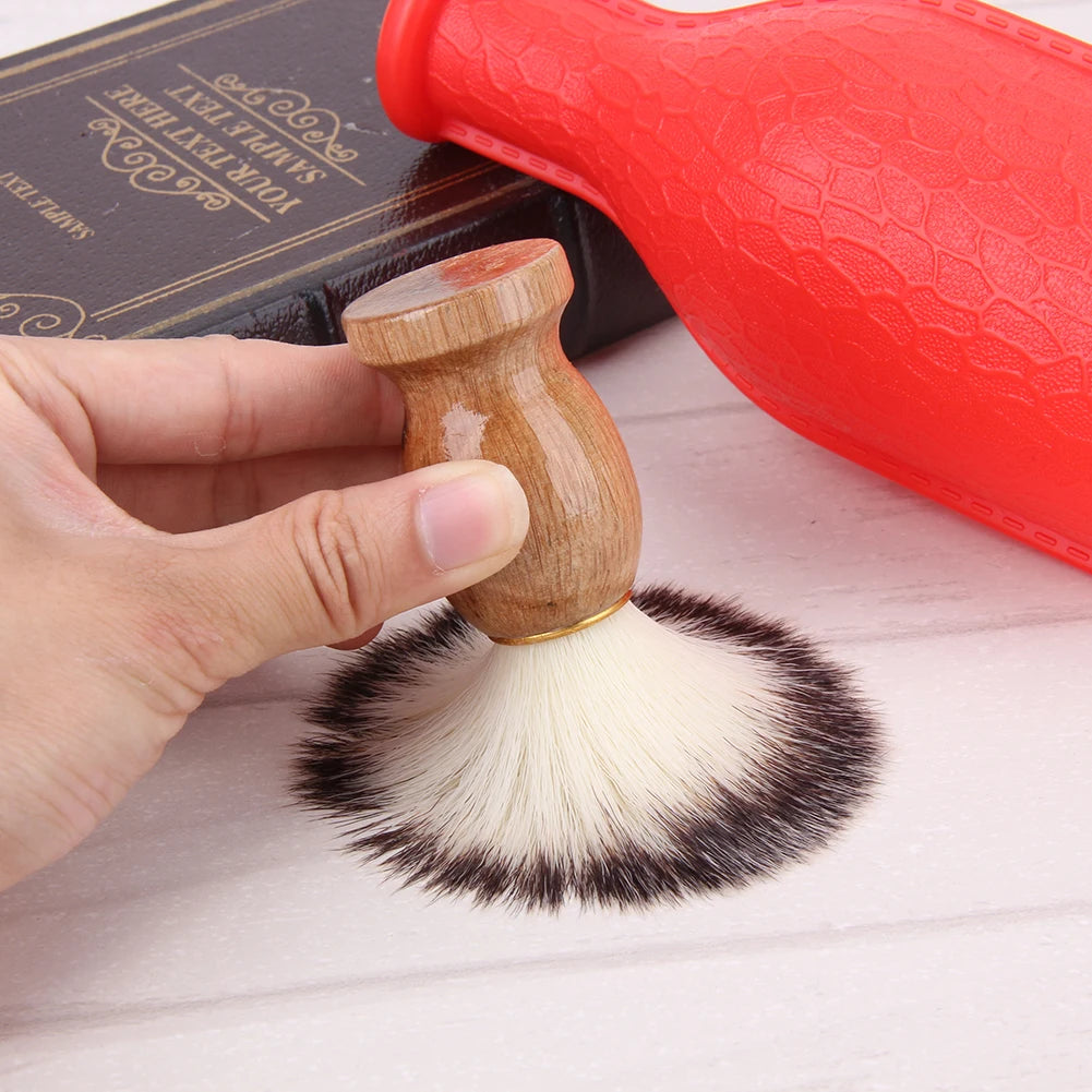 Badger Hair Men's Shaving Brush Barber Salon Men Facial Beard Cleaning Appliance Shave Tool Razor Brush