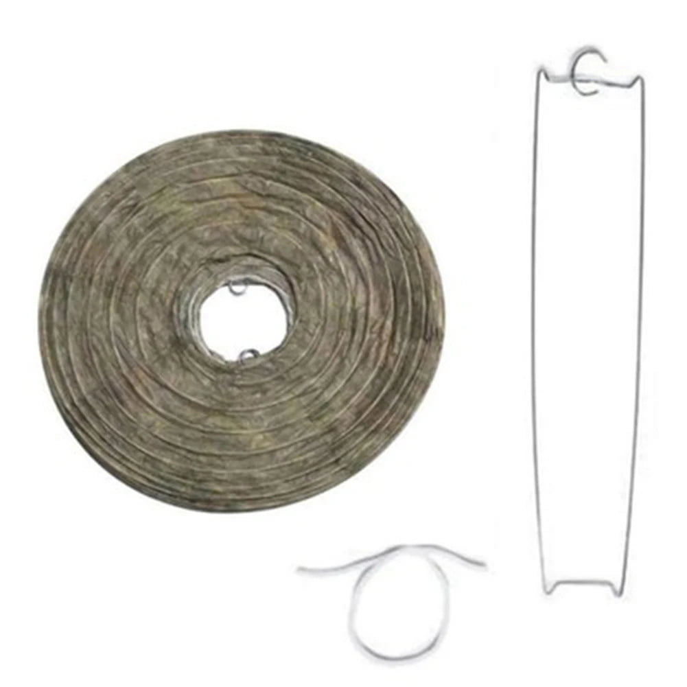 1-10PCS Hanging Fake Wasp Nest Decoy Waterproof Hornet Fly Catcher Insect Paper Drive Beehive Paper Lantern Hornets Repellent Tr