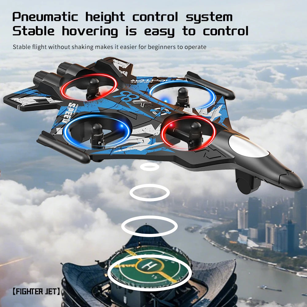 Avión RC Foam YL86 2.4G con Luces LED | Acrobacias 360° | Regalo Navidad Niños 🎅 - Firu Total Sales