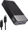 NOBIS 20000mah Power Bank 45W Fast Charging Portable Charger External Battery Pack with LED Display for iPhone Android Laptop