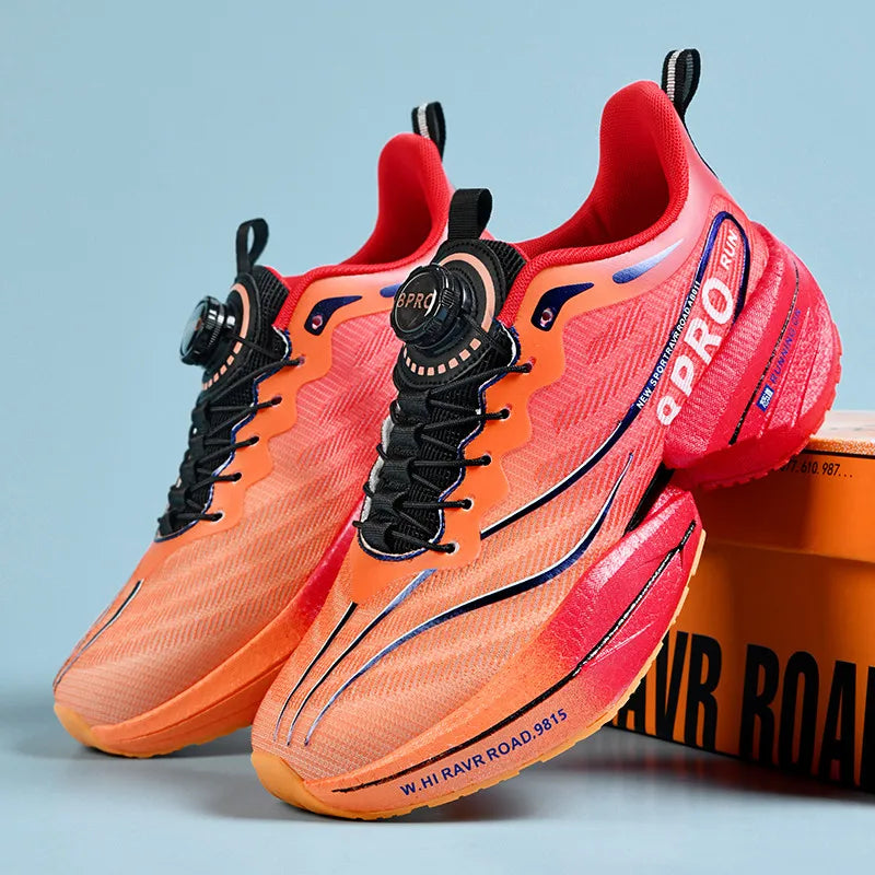 Tenis Running Maratón Placa de Carbono | Transpirable | Malla Ligera | Hombre y Mujer | Antideslizante