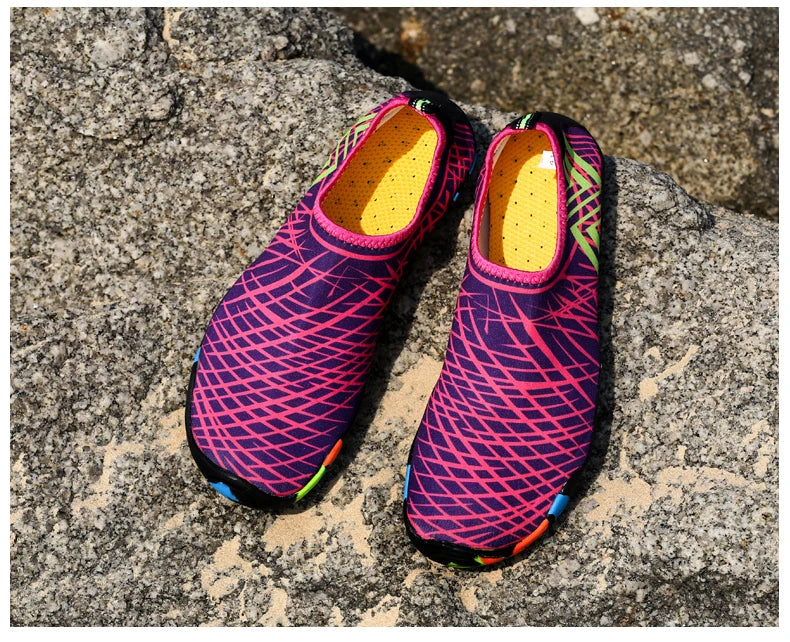 Quick-Drying Summer Water Shoes Unisex Seaside Beach Sock Barefoot Sneakers Men Swimming Upstream Sports Diving Aqua Shoes Women