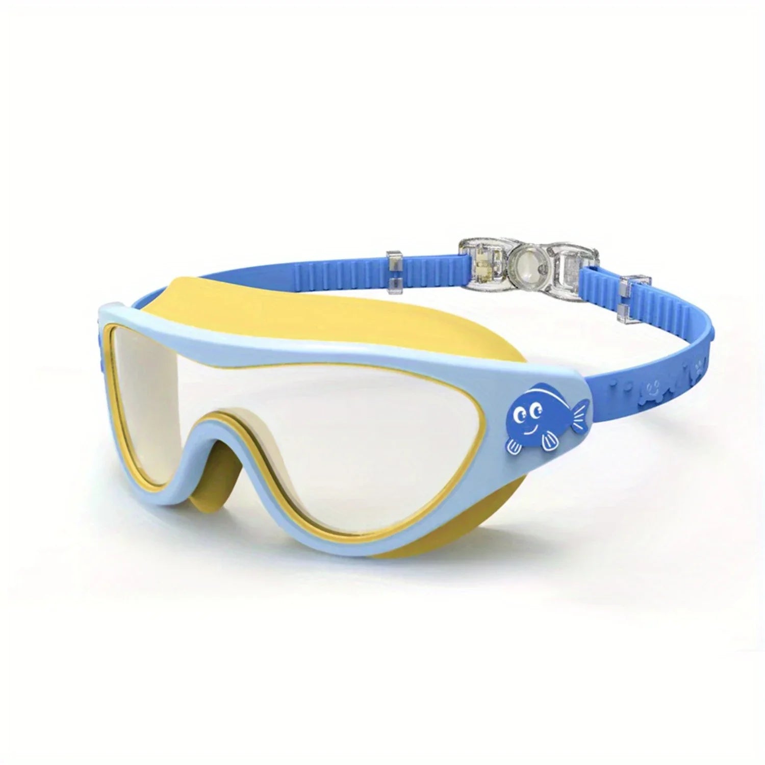 1pc Adorable  Print  Swim Goggles - Fog-Free, Leakproof, Large Frame for Wide-Angle Vision - Perfect Swimming Accessory for Chil