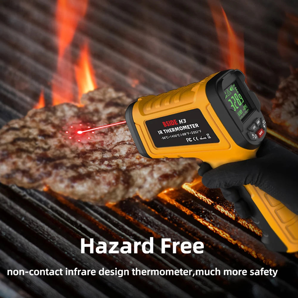 BSIDE Infrared Thermometer — Non-Contact Laser | -50° to 530°C | Professional