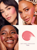 Rare Beauty Melting Cream Blush Makeup Matte Pearlescent Texture Glitter Blush Highlighter Bright nourish moisturize Lip Gloss