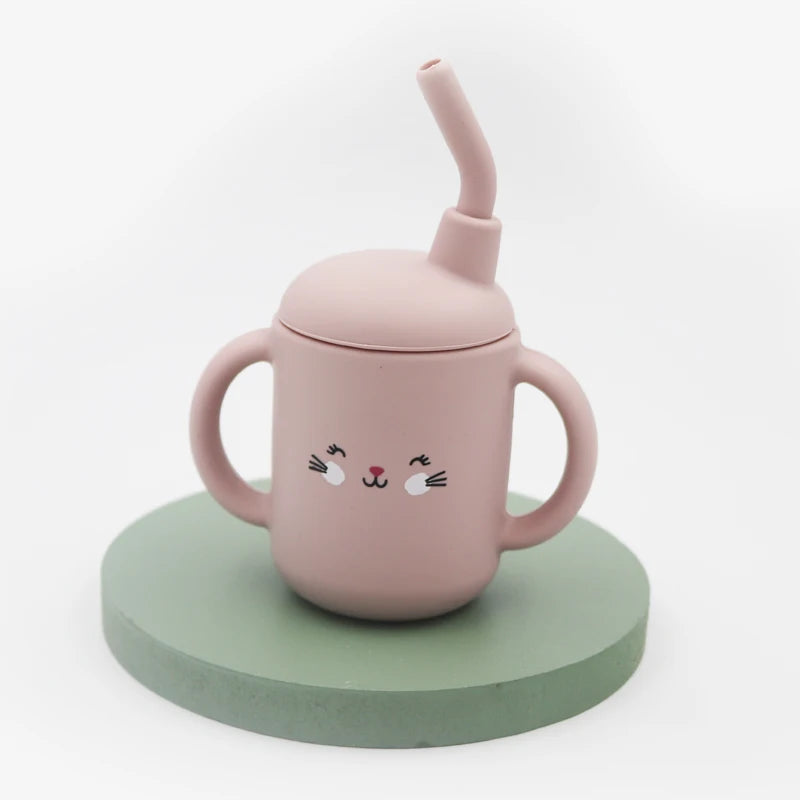 Vaso Sippy de Silicona 120ml para Bebé | Sin BPA | Contenedor de Snacks Portátil 🍼