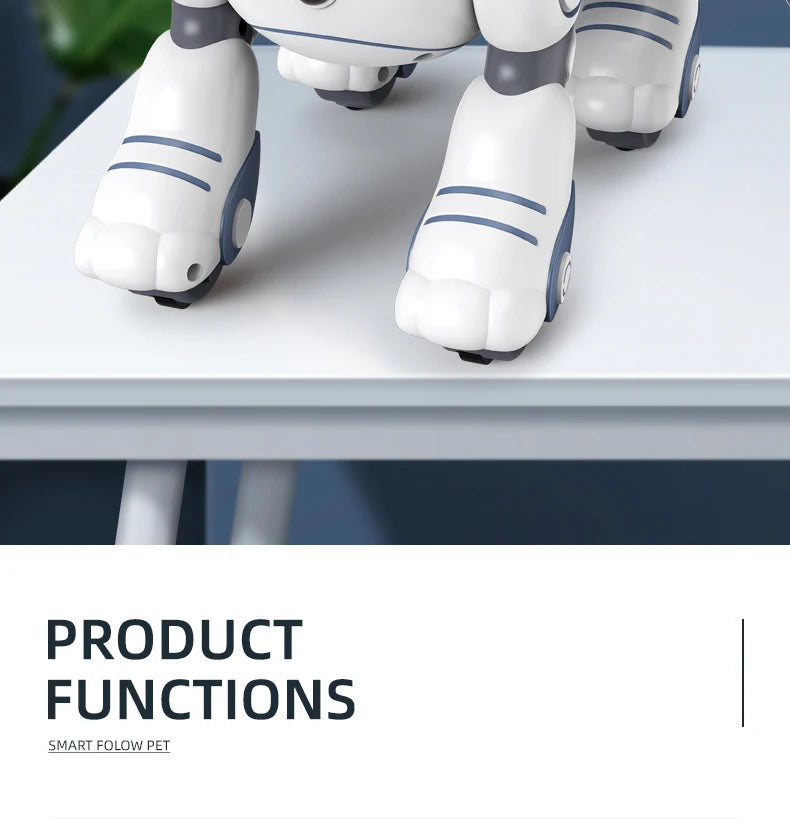 Perro Robot Inteligente con Control Remoto | Acrobacias | Regalo para Niños - Firu Total Sales
