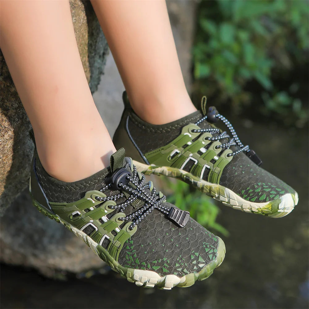 Water Shoes Kids Summer Beach Five Fingers Barefoot Swimming Aqua Shoes Colorful Seaside River Slippers Children Sneakers New