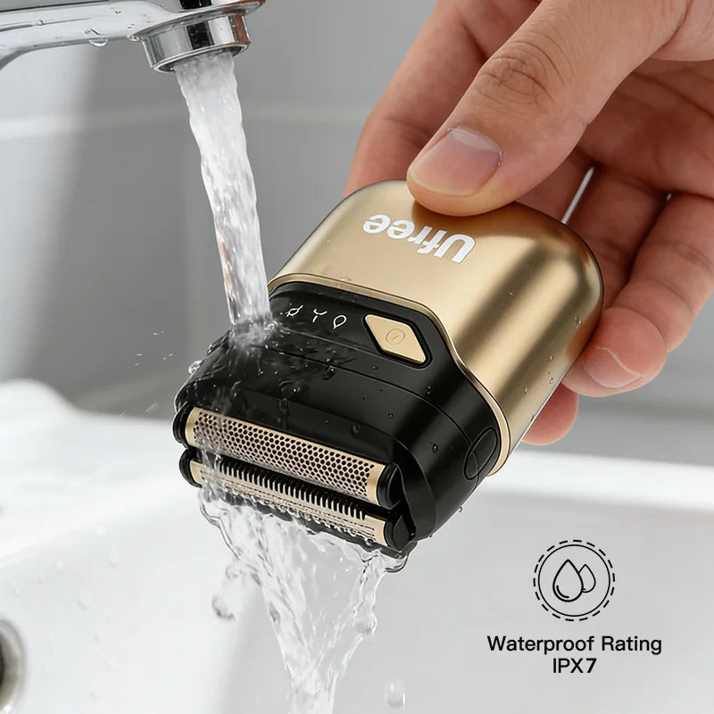 Ufree Foil Shaver for Men, Upgraded Electric Razor, Rechargeable Mens Shaver with 4 Floating Blades, LED Display USB-C Travel R