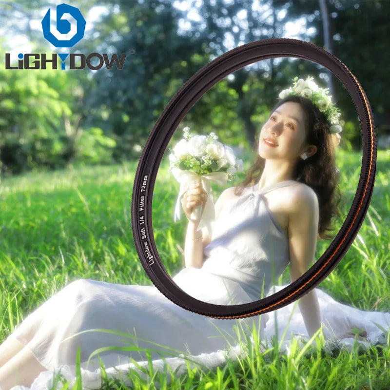 1/4 White Mist Camera Filter Soft Diffusion Dreamy Cinematic for Canon Nikon Sony Camera Lens 49mm 52mm 55mm 58mm 62mm 67mm 72mm