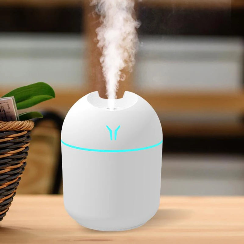 Difusor Portátil de Aceites Esenciales 250ml USB | Luz Nocturna | Sin BPA 🌿